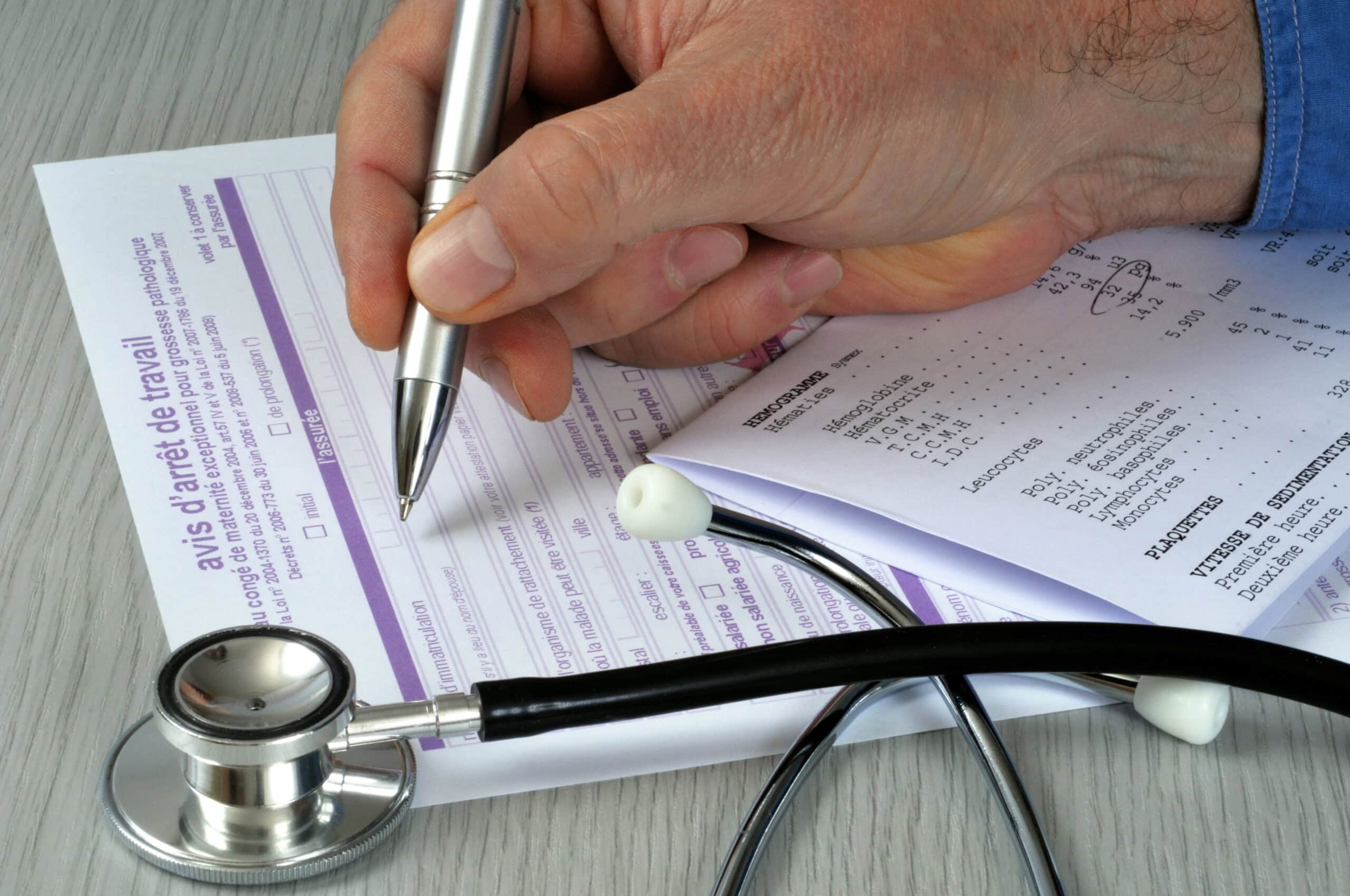 Complete a work stoppage form
